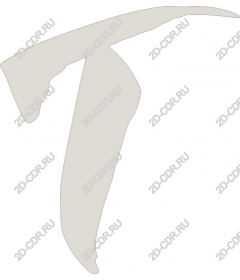 Abstract letter T - Modern minimalism
