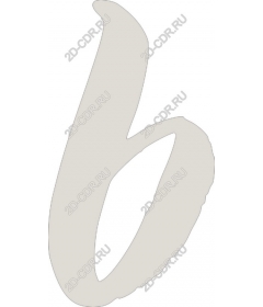  Elegant letter b