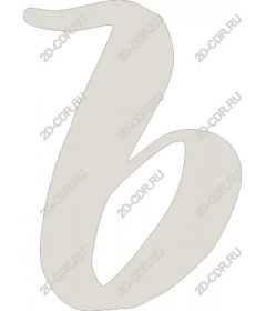  Elegant letter B
