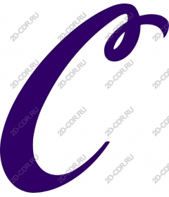  Elegant cursive letter C