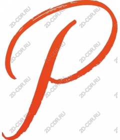  Stylized letter P