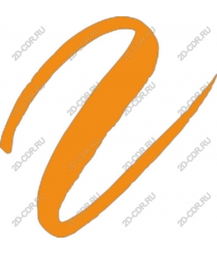  Elegant orange font