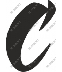  Stylized letter C