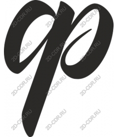  Elegant monogram qp