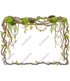  Frame "Embrace of nature"