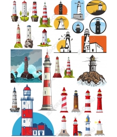 Lighthouse Bundle - Коллекция Клипартов