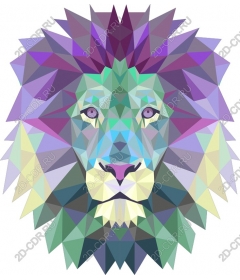 Geometric lion
