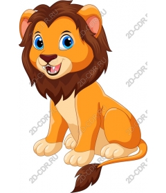  Cute cartoon lion