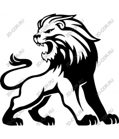 The majestic roaring lion