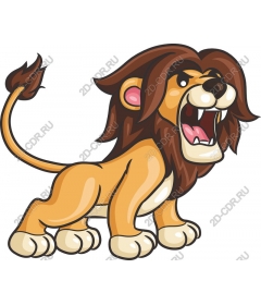  Colourful lion