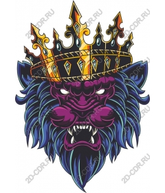 Majestic lion crown