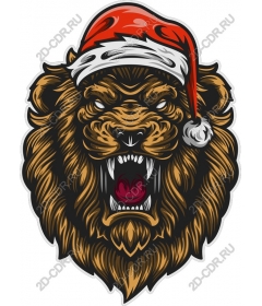  Festive lion