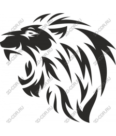  Ferocious lion