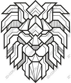 Geometric lion
