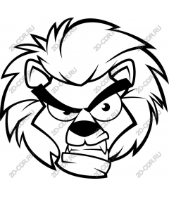  Ferocious lion