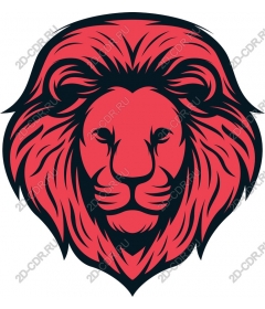 Red lion head
