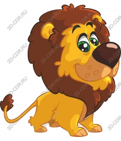  Cute cartoon lion