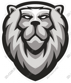  A majestic lion's head