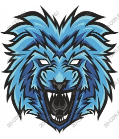  Fierce Blue Lion
