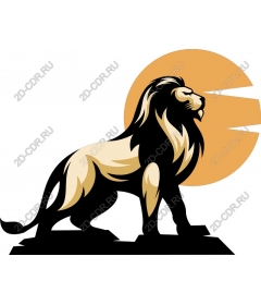  Ferocious lion