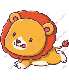  Cute lion cub