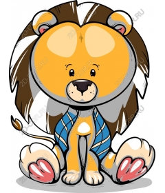  Cute cartoon lion