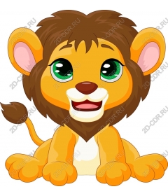  Cute lion cub