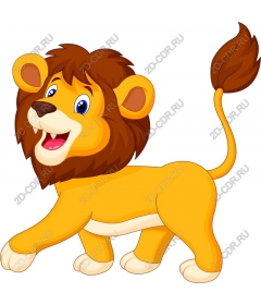  Cartoon lion