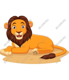  Cute cartoon lion