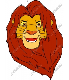  A majestic lion's head