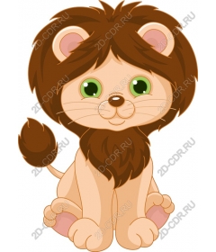  Cute lion cub