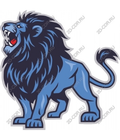  Fierce Blue Lion