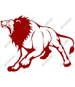 The majestic roaring lion
