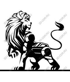 Majestic lion
