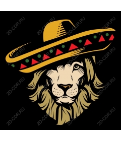  Sombrero "Majestic lion"