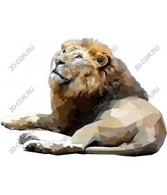 Majestic lion