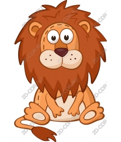  Cute cartoon lion