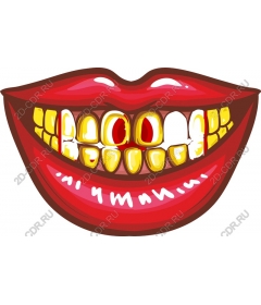  Bold and playful mouth