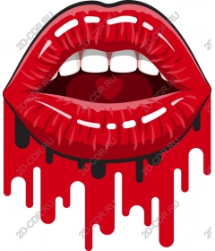  Luscious red lips