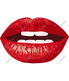  Luscious red lips