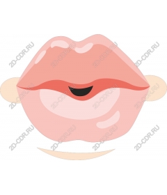  Stylized lips