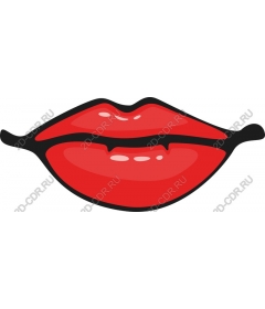  Luscious red lips