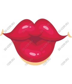  Luscious red lips