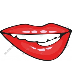  Luscious red lips