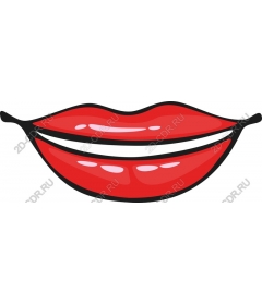  Stylish red lips