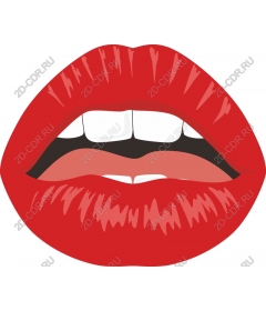  Luscious red lips