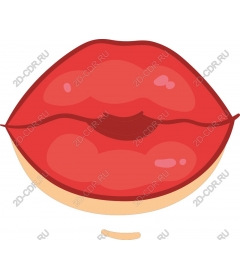  Luscious red lips
