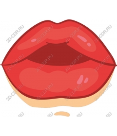  Luscious red lips