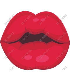  Luscious red lips