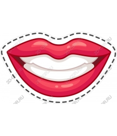  Bright smiling mouth